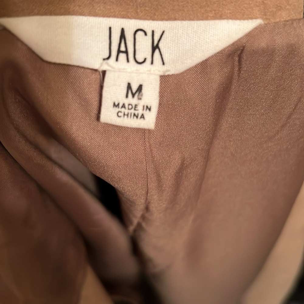 Jack faux suede vest. Size M - Picture 4 of 5